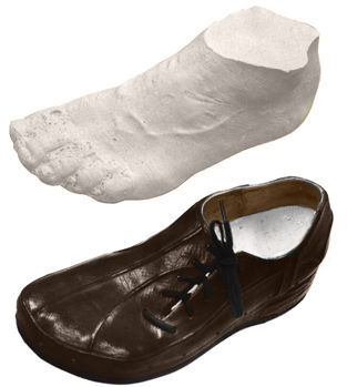 Foot Shaped Shoes
